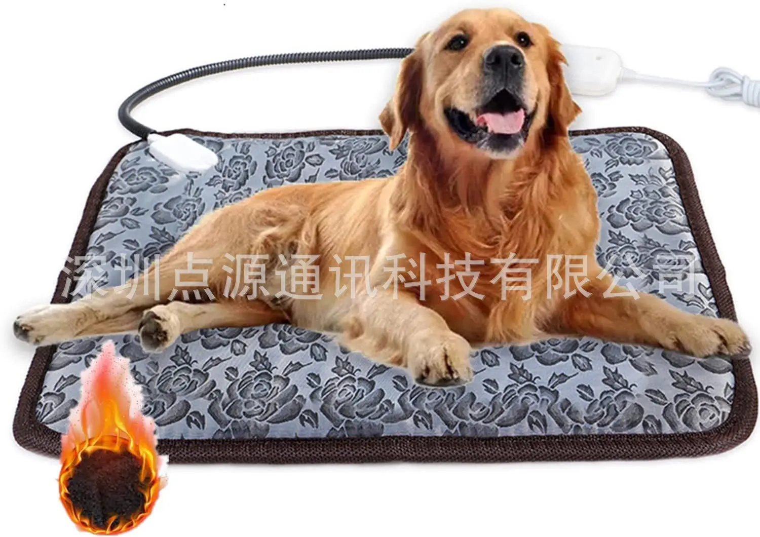 Almohadilla calefactora para mascotas, manta eléctrica, impermeable y resistente al desgaste, estándar europeo, 110V, EE. UU., 220V, con Control de temperatura - imagen 4