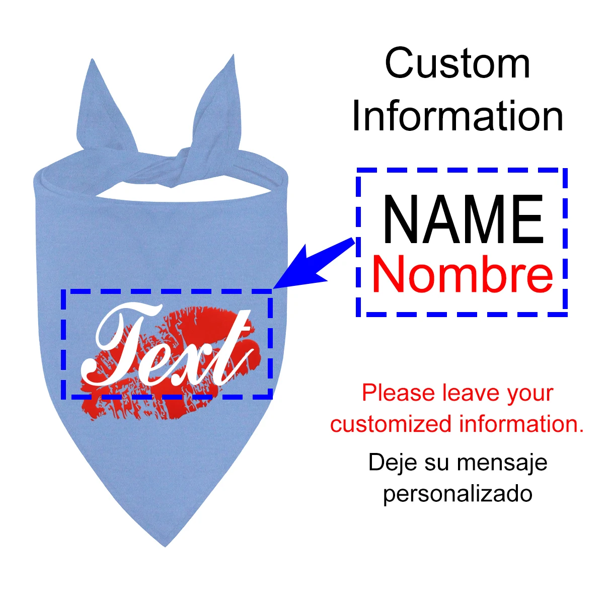 Pañuelos de identificación personalizados para perro, toalla Triangular para gato, suministros para cachorro y gato, accesorios para perros grandes - imagen 2