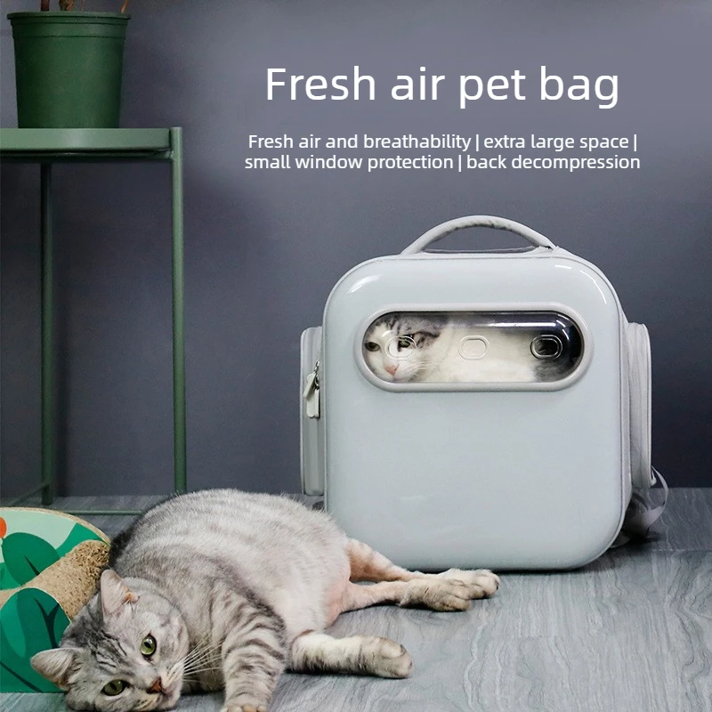 Nueva mochila cápsula espacial para gatos – Transpirable y ecológica - imagen 3