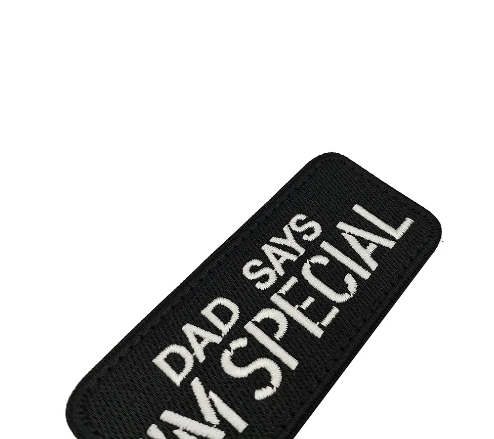 Parche bordado especial de MAMA DAD dice Im, insignia de brazalete, apliques de costura decorativos militares, adorno, parches tácticos - imagen 4