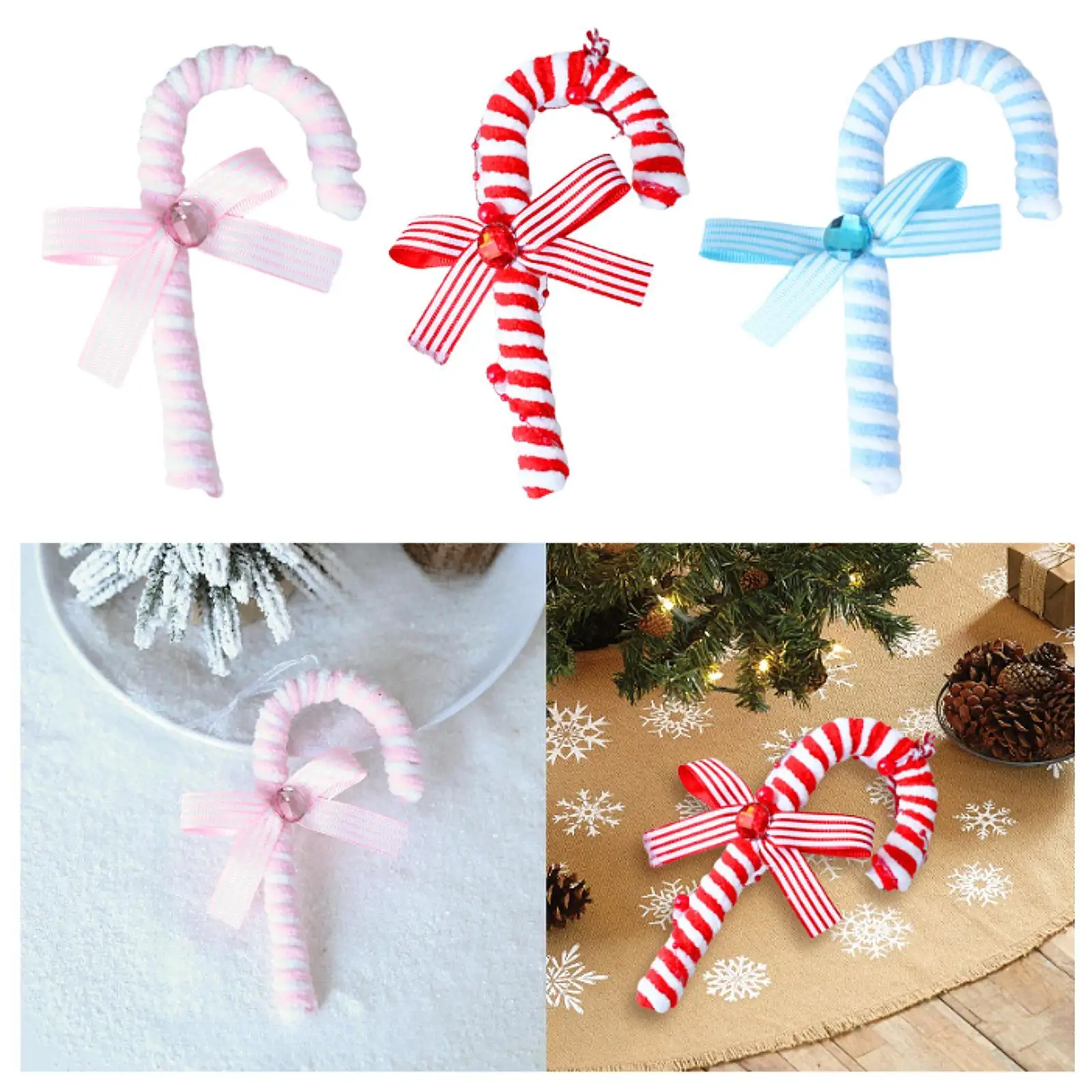 Adorno colgante para árbol de Navidad, decoración navideña, Navidad portátil bonita y dulce - imagen 4