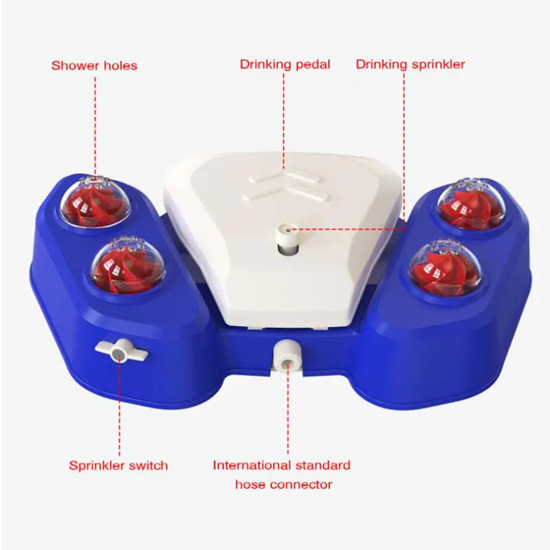 Fuente automática para perros, alimentador de agua para mascotas, fuente para beber al aire libre, máquina de baño en aerosol, dispensador de bebidas, suministros para perros - imagen 5