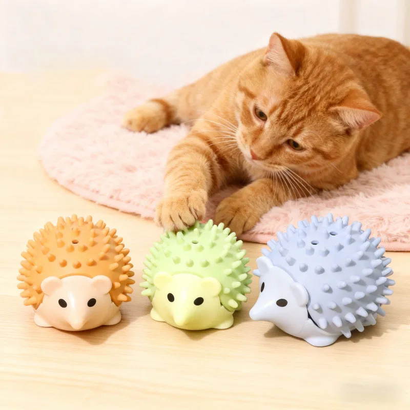 Pelota de hierba gatera para gatos – Juguete limpia dientes y relaja - imagen 5