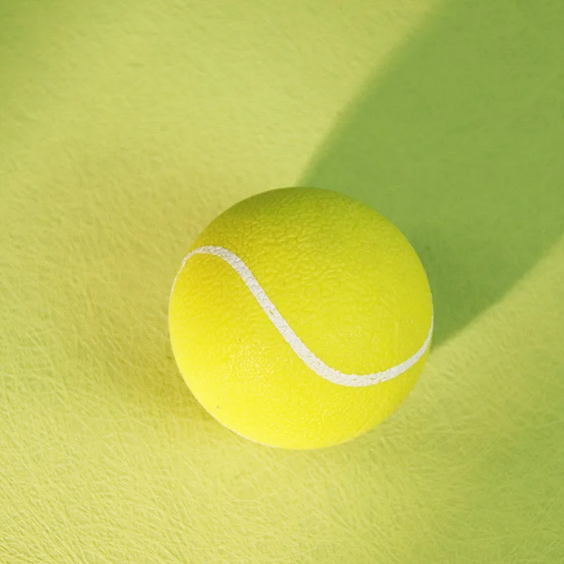 Pelotas de goma sólidas para perros, juguetes para entrenamiento de cachorros, suministros interactivos de molienda de dientes resistentes al masticable, productos de juego para lanzar mascotas - imagen 5