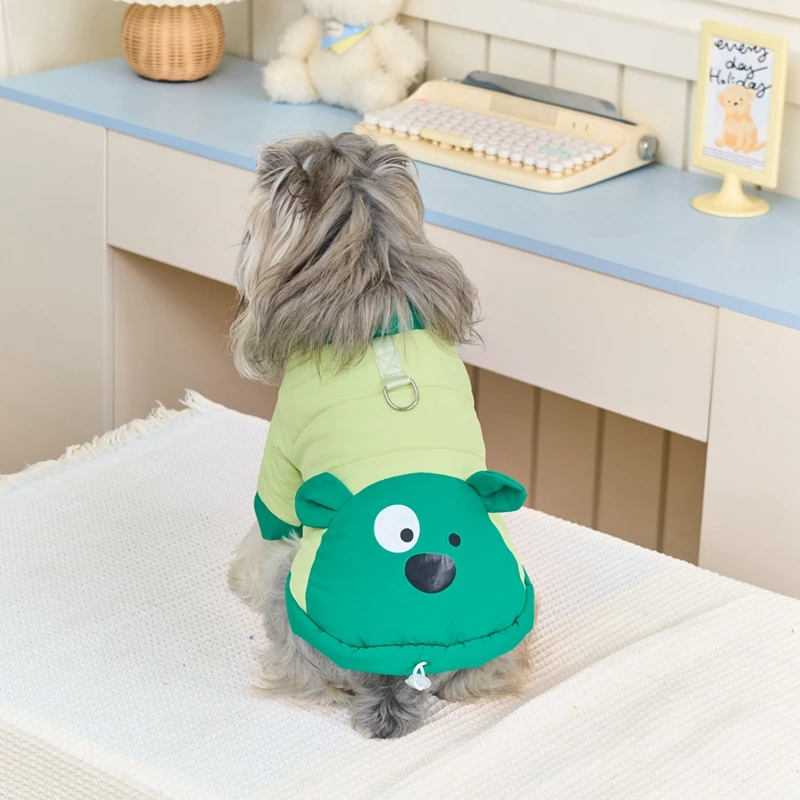 Ropa de invierno para perros, chaqueta cálida a prueba de frío para exteriores, ropa para cachorros de Bulldog Francés Chihuahua, abrigo para perros a prueba de viento