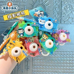 Octonautas Kwazii Barnacles Dashi Shellington cámara de proyección llavero tendencia mochila decoración coche llavero colgante regalo