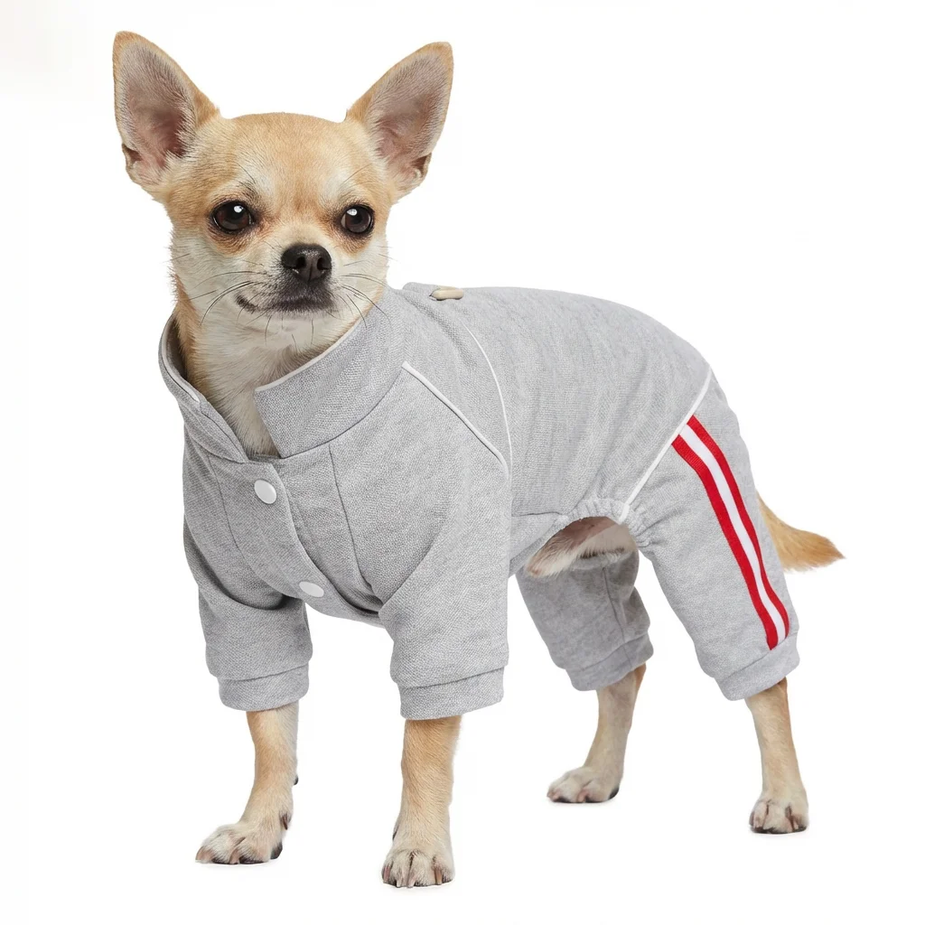 Mono de algodón a rayas para perros pequeños – Ideal para Yorkie y Chihuahua