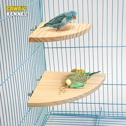 Perchero madera abanico pequeño jaula para pájaros y roedores