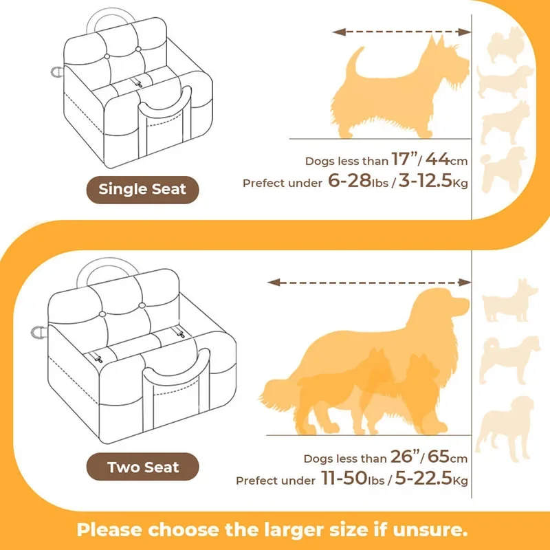 Refuerzo de seguridad para viaje, asiento de coche para perros de retazos de tela vaquera Vintage con hebilla de seguridad, camas de lujo para perros, asiento de coche para mascotas - imagen 2