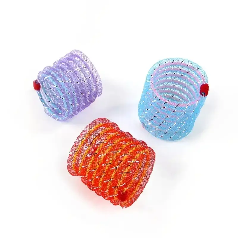 Resortes en espiral portátiles para gatos – Juguete interactivo para gatitos - imagen 4