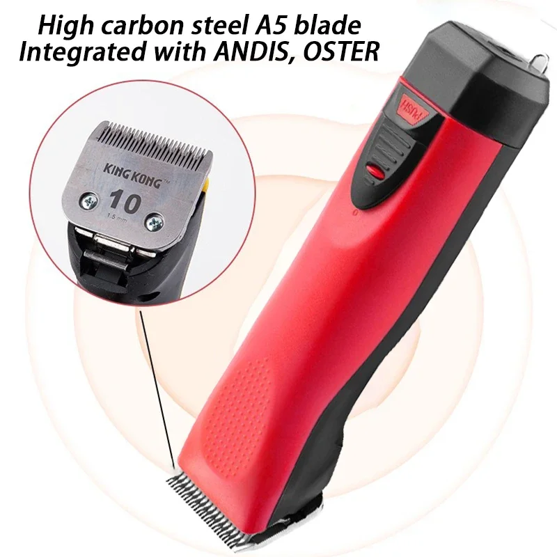 Cortadora de pelo profesional para mascotas, cortadora de pelo inalámbrica de 35W, cortadora eléctrica para perros, tienda de mascotas, cortadora de belleza para gatos - imagen 3