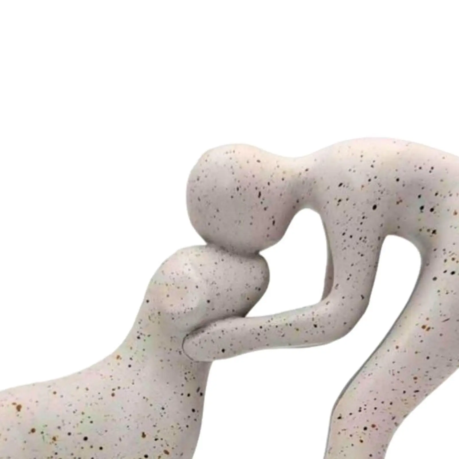 Decoración de estatua de hombre y perro 15,7x13,5 cm adorno decorativo de colección lindo - imagen 5