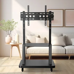 Soporte de TV móvil con ruedas y altura ajustable - VESA 600x400