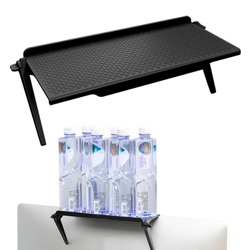 Estante de almacenamiento superior para pantalla de TV, estante de almacenamiento ajustable para Monitor, soporte de exhibición de escritorio para ordenador, estante de almacenamiento para enrutador de TV, organizador para el hogar