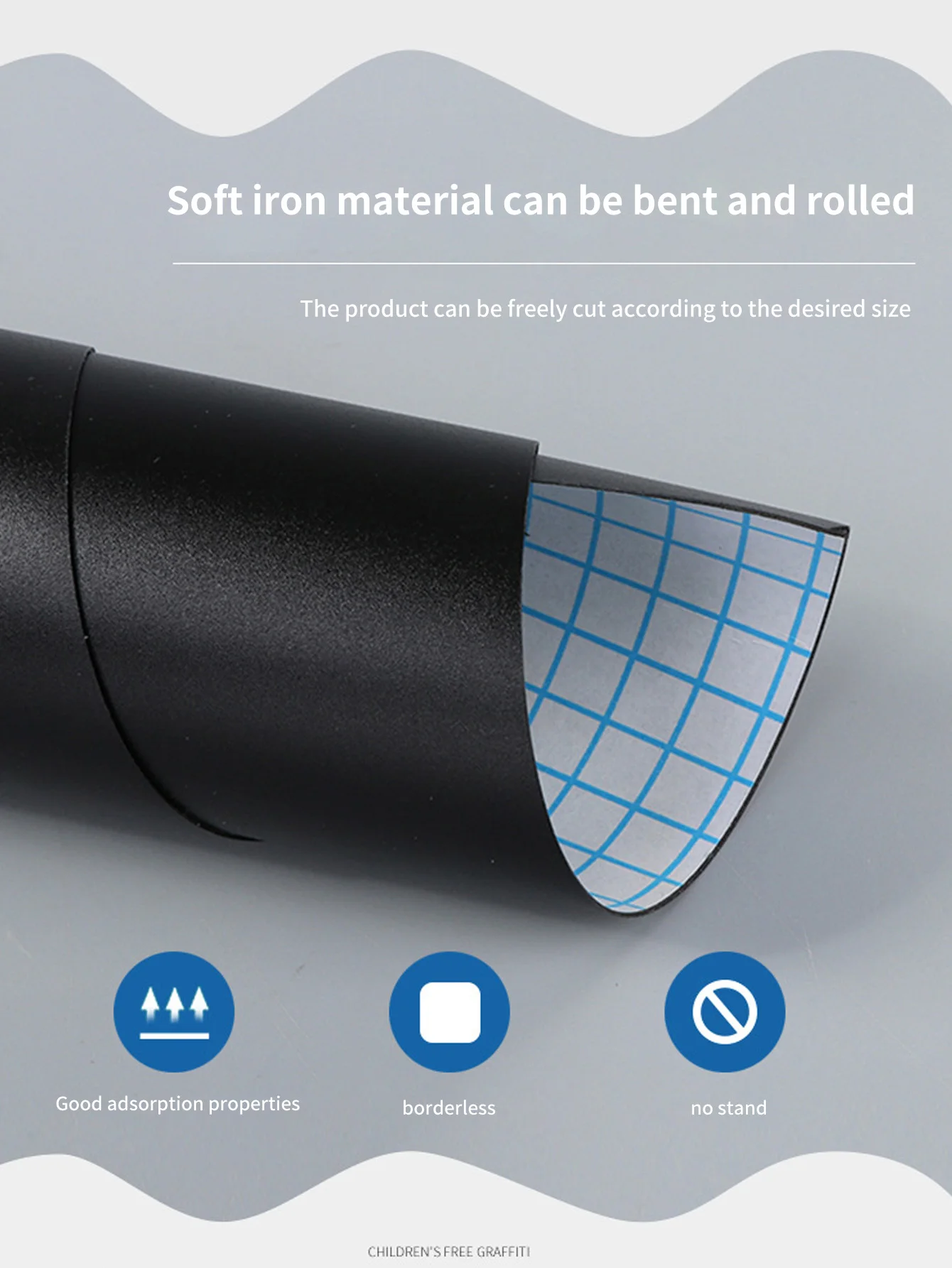 Un rollo de papel tapiz de pizarra extraíble, un rollo de papel tapiz de pizarra extraíble de vinilo autoadhesivo, cinco colores de tiza, papel tapiz duradero de borrado en seco, tablero de mensajes, adecuado para oficinas, escuelas y hogares - imagen 3