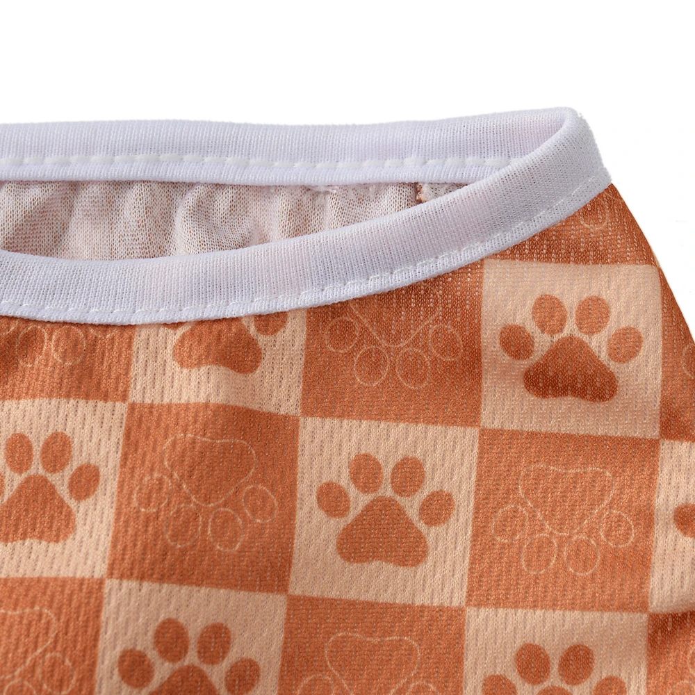 Chaleco para perros, ropa para perros pequeños y medianos, camiseta suave y acogedora y transpirable para mascotas, abrigo con estampado de patas para cachorros, Chihuahua y Yorkshire - imagen 3