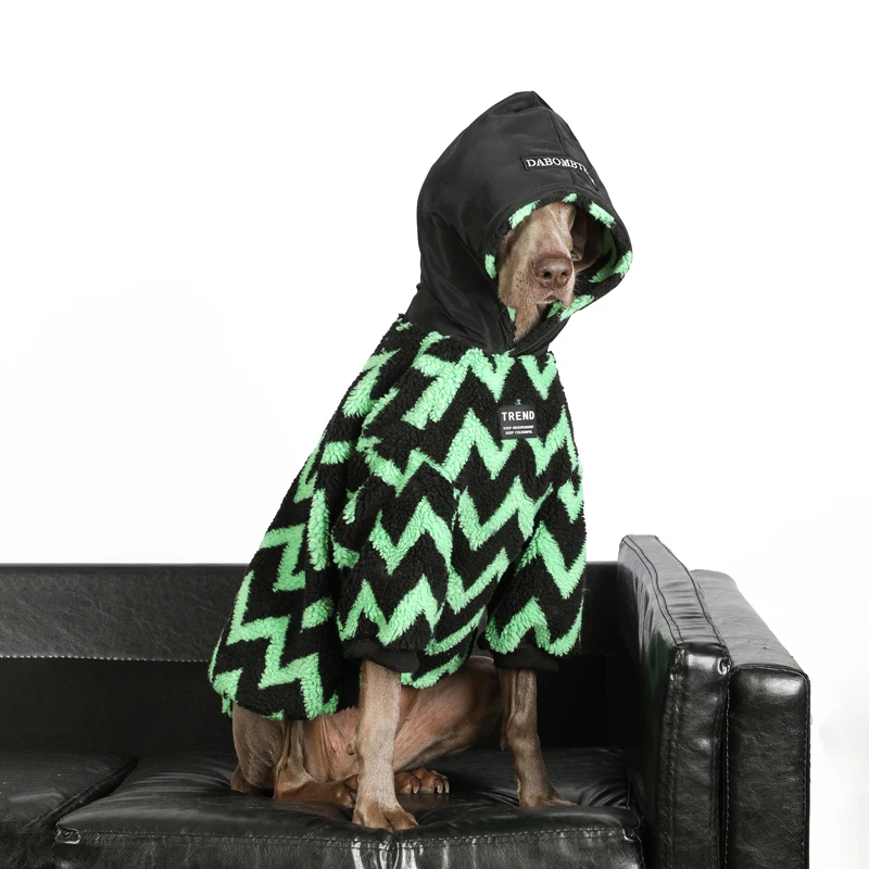 Ropa para perros grandes, sudaderas con capucha para perros grandes, abrigo de algodón a prueba de viento para mascotas, Labrador Golden Retriever, primavera e invierno