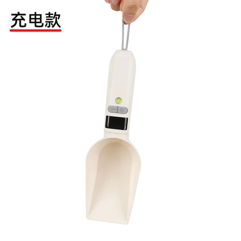 Cuchara medidora de comida para perros y gatos, báscula de carga, cuchara medidora, báscula electrónica de 800g de gran capacidad extraíble - imagen 4