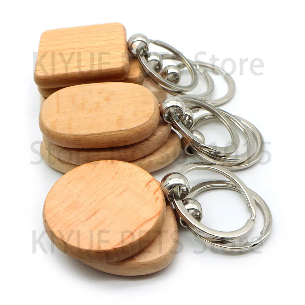 Etiquetas colgantes personalizadas para gatos y perros – madera - imagen 4