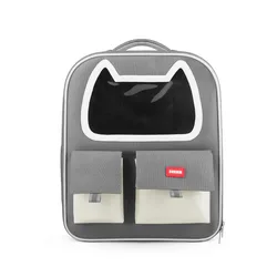 Bolsa portátil para salir de gatos, tela Oxford, impermeable, para salir de mascotas, mochila de viaje Universal transpirable para gatos en las cuatro estaciones