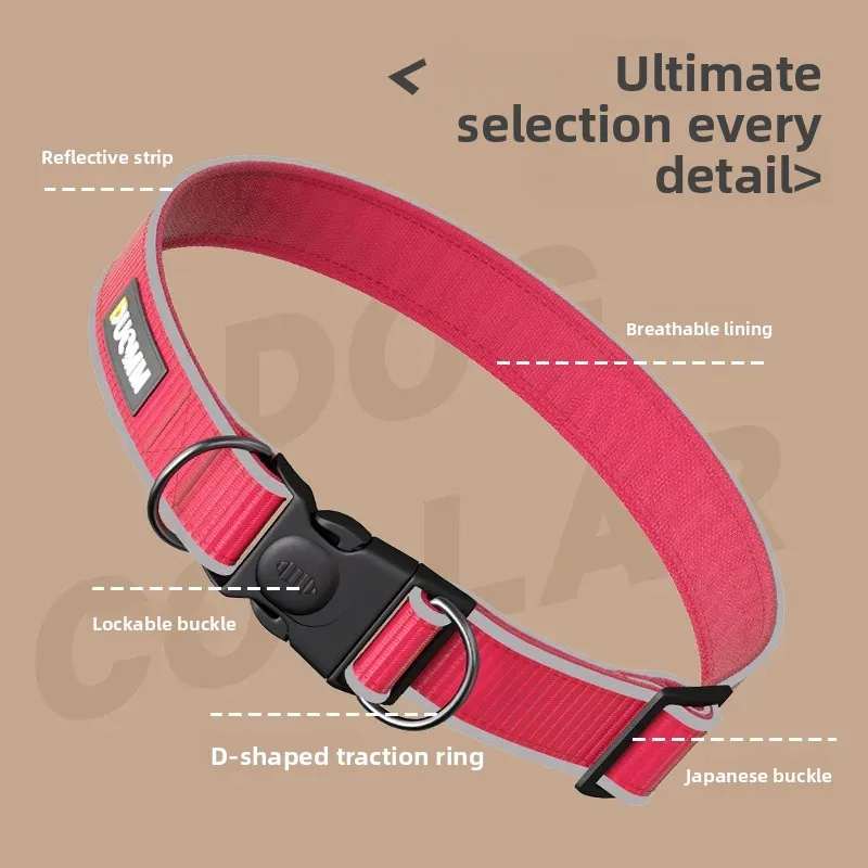 Nuevo Collar para gatos, collares ajustables para perros medianos y grandes, Collar reflectante antipérdida para mascotas, productos para mascotas - imagen 3