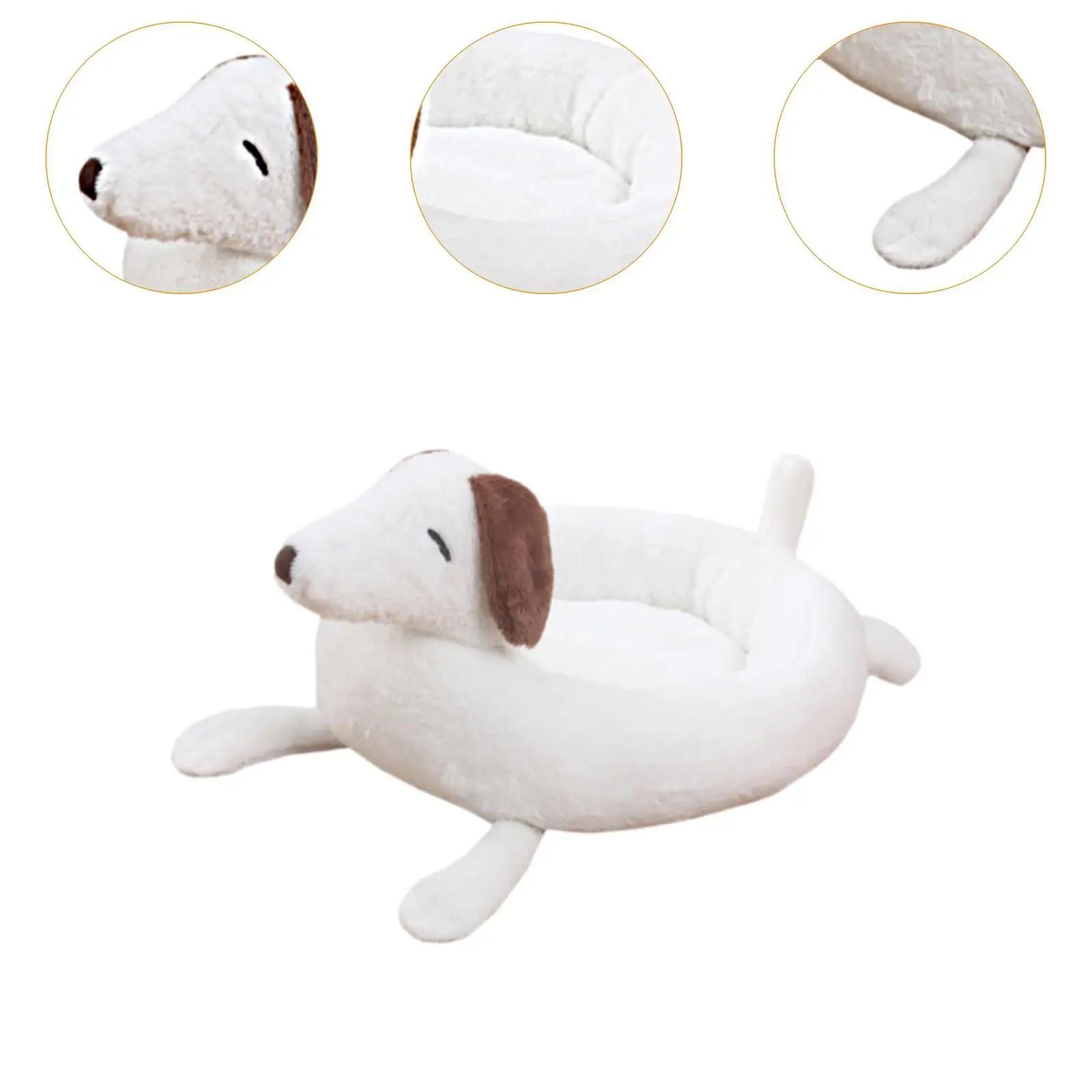 Cama para mascotas, almohadilla para dormir ligera, cojín suave y transpirable para gatos, perros pequeños - imagen 4