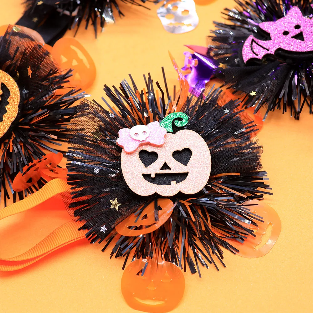 2025 nuevo 50PS pajaritas de Halloween para perro calabaza estilo fantasma perro pequeño gato pajarita corbatas para perros mascotas fiesta decoración de belleza - imagen 5