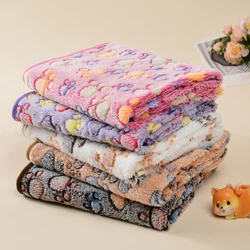 Manta térmica suave para perros – Estampado huella de gato, varias tallas