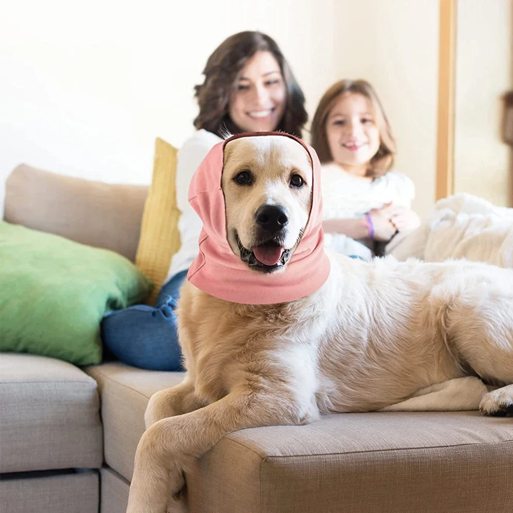 Orejera de aseo para perros, a prueba de viento, cancelación de ruido, elasticidad, bufanda suave, diadema cálida para cachorros y gatos, cubierta para la oreja, accesorios para perros - imagen 5