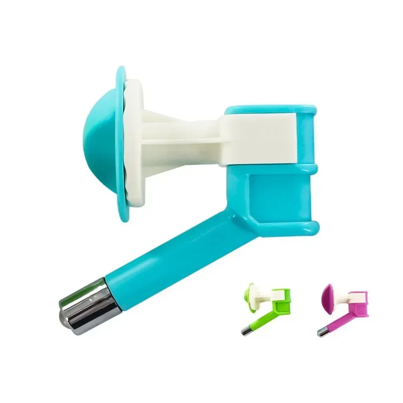 Dispensador colgante con cabeza de perro y gato, cuenco de agua para mascotas, dispositivo para bebidas, agua, boquilla de alimentación a prueba de fugas, alimentador de botellas, fuente para mascotas, 1 ud. - imagen 2