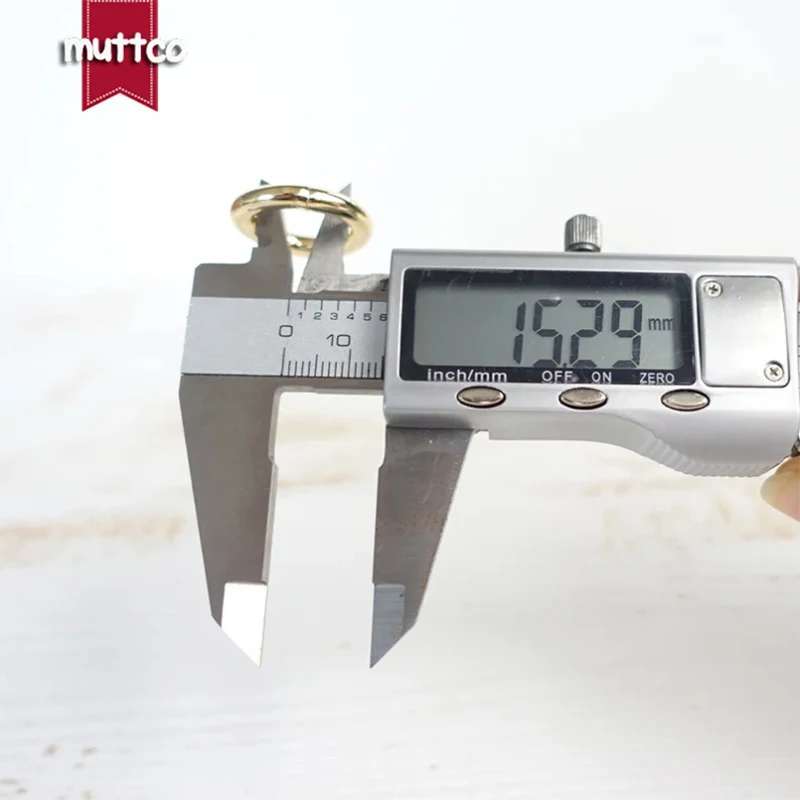 Hebilla de Metal para bolsa, correa para perro y gato, 15mm,20mm,25mm,30mm, anillo redondo, accesorio diy, dureza duradera, 4 colores, 1 ud. - imagen 3