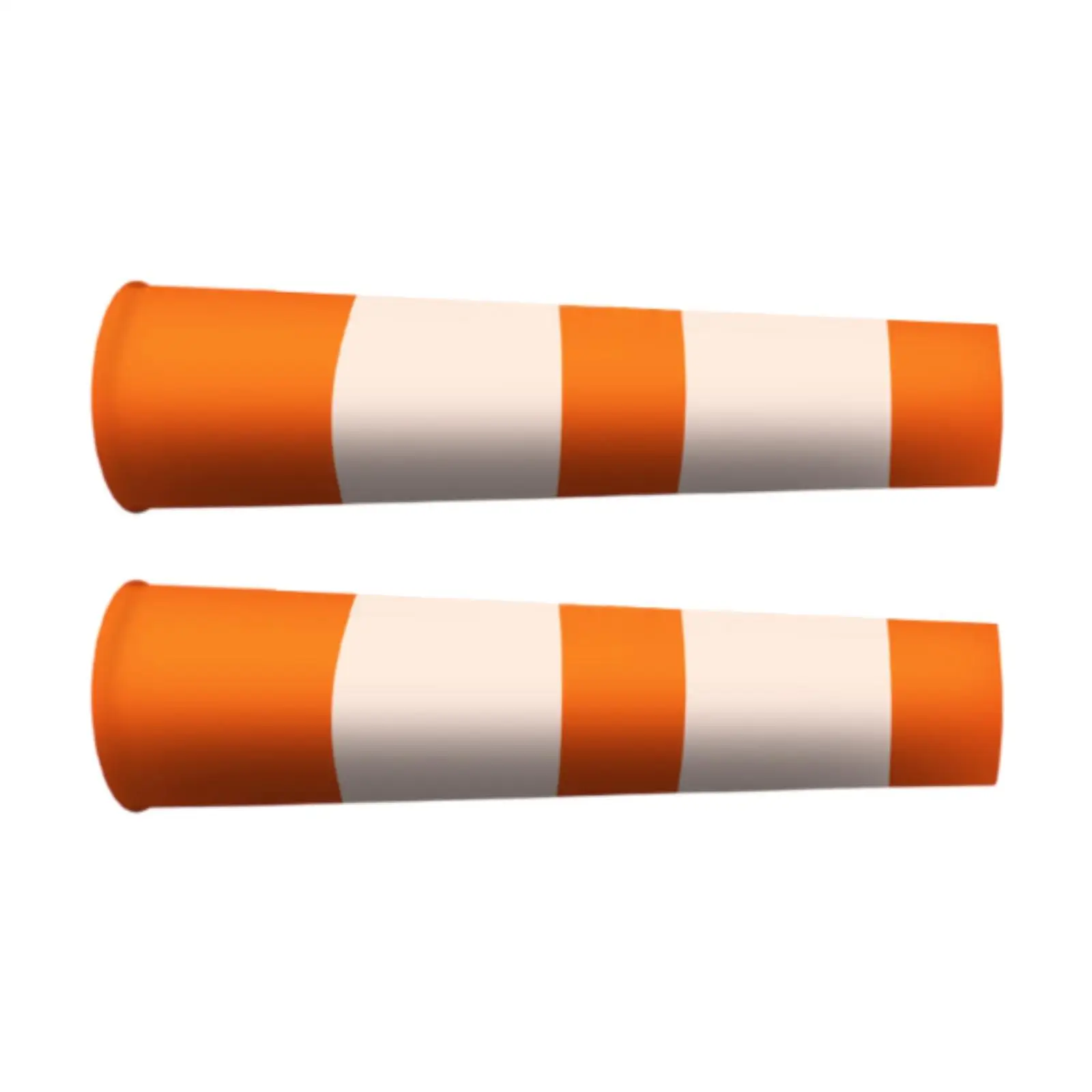 2Pcs Outdoor Wind Sock Bags Windsocks Simple Installation Orange for Yard Versatile Wind Indicator Reflective Airport Windsock