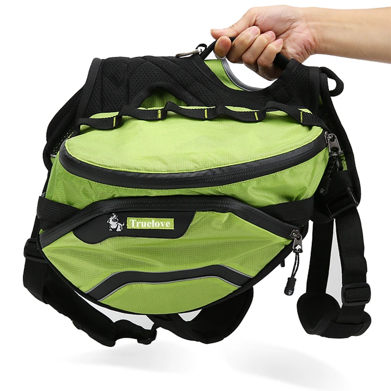 Winhyepet Hundegeschirr mit Rucksack, Heimtierbedarf, reflektierendes Hundegeschirr für große und kleine Reisen, Sport, Heimarbeit, Hundezubehör - imagen 2