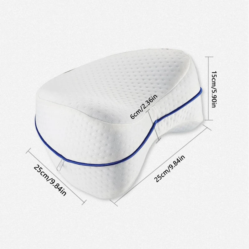 Almohada de Piernas Viscoelástica Corazón para Dormir de Lado