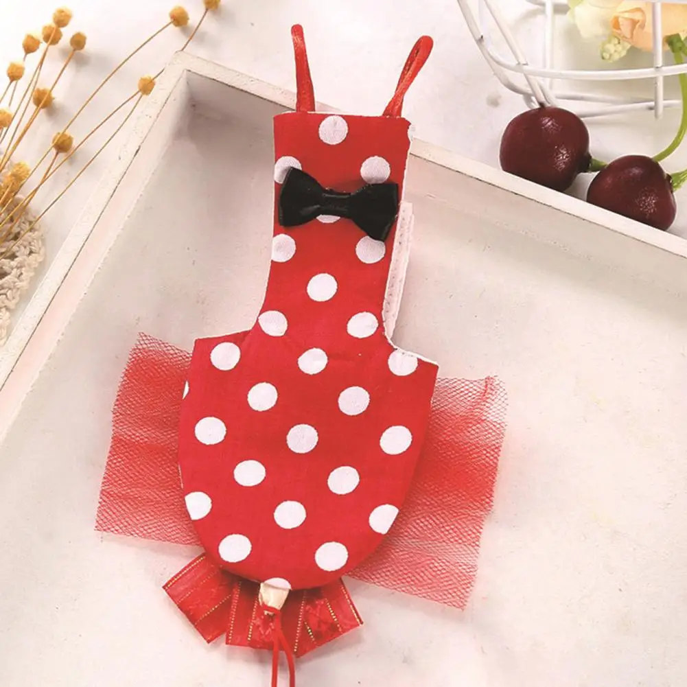 Traje de algodón para pájaros, ropa de cacatúa con estampado de Color hecho a mano, productos para mascotas de Interior para animales pequeños - imagen 2