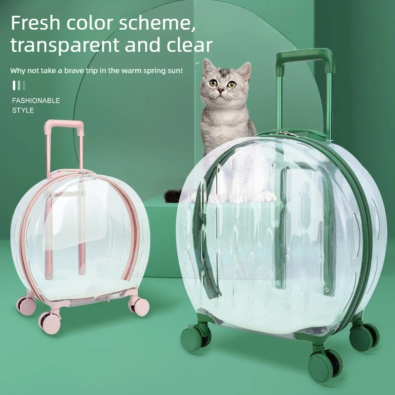 Maleta de viaje para perros y gatos – Con ruedas y aprobada aerolíneas - imagen 4