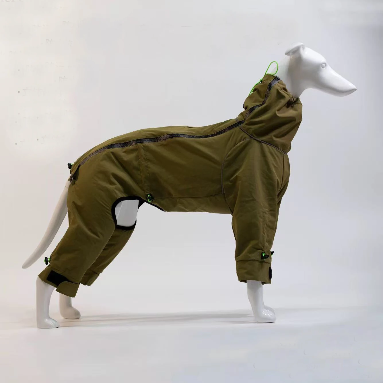 Chaqueta impermeable para perros medianos cuello alto transpirable - imagen 4