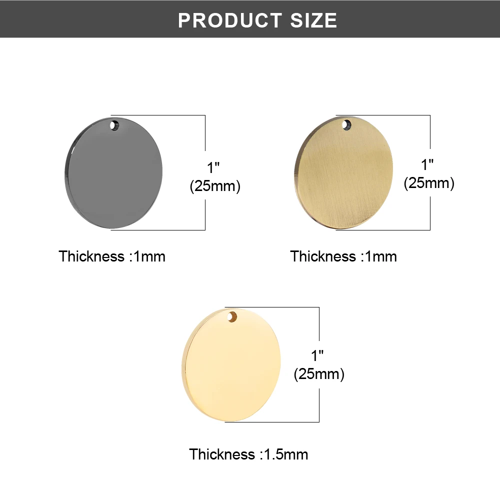 Stainless Steel Dog ID Tag Personalized Dogs Name Tags Custom Engraved Anti-lost Nameplate For Small Dogs Cats Pet Accessories - imagen 3