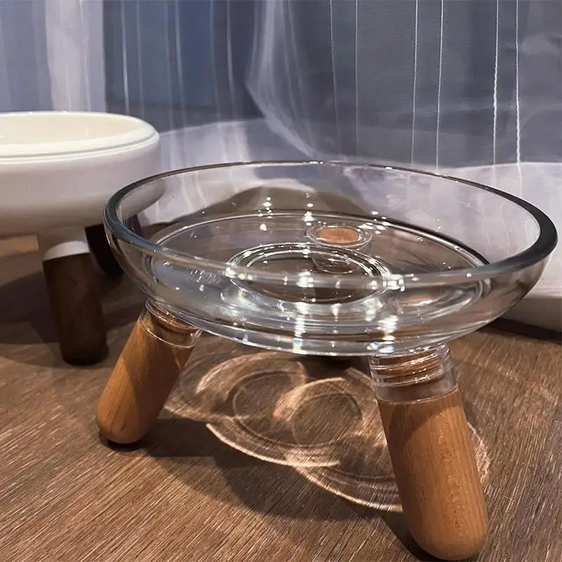 Cuencos de vidrio estables para perros, cuencos para beber agua de gran diámetro, protección Ne, cuencos de alimentación para mascotas - imagen 3