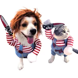 Disfraz Halloween daga para perro y gato – Traje de transformación
