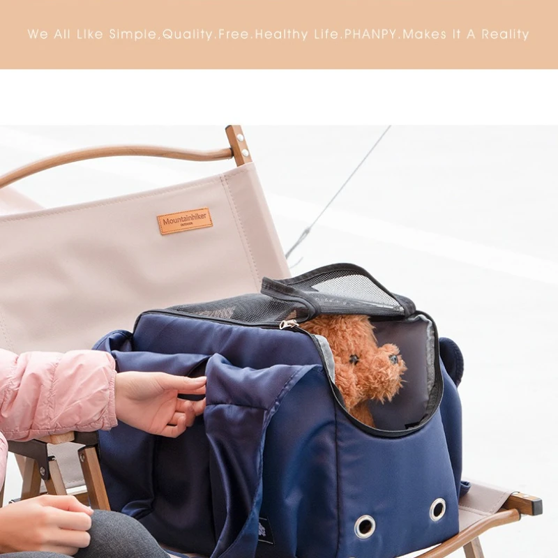 Transportín mochila suave y transpirable para gatos y perros multiuso