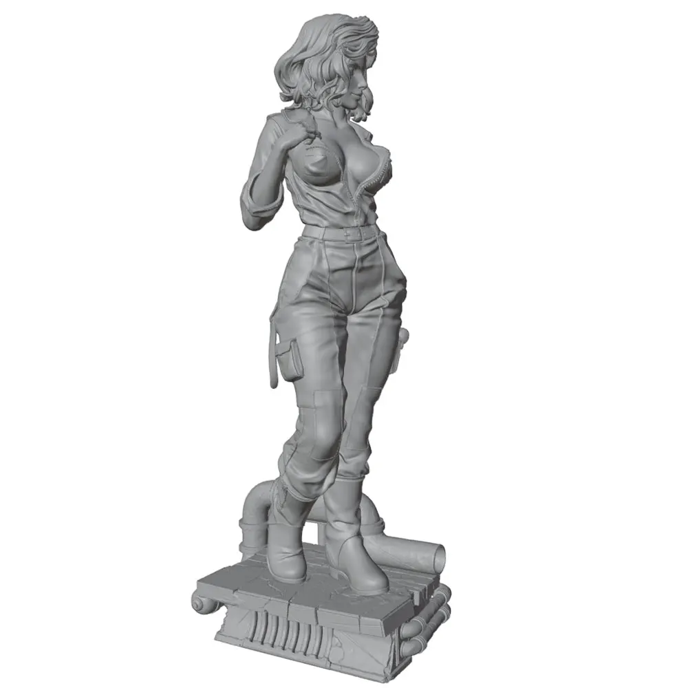 Kit modelo resina GK Mini gris 1/24 DIY sin montar ni pintar - imagen 3