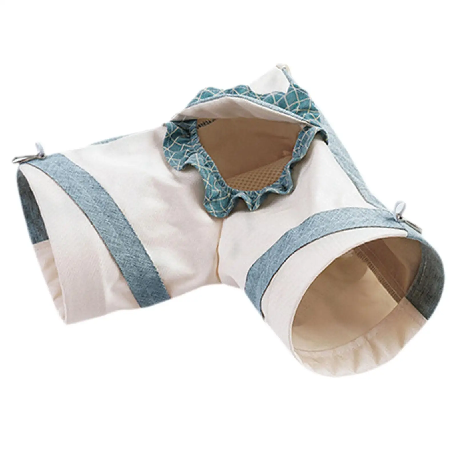 Guinea Pig Tunnel Corner Tunnel Self Entertainment Hamster Hideout Tube Toy for Squirrel Small Animals Rat Chinchilla Ferret