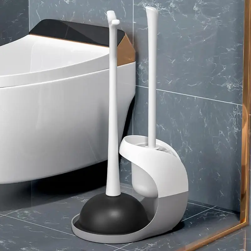 Émbolo de limpieza de inodoro, cepillo sin salida, suministros de baño para restaurante, centro comercial, hogar, Hotel, tiendas minoristas - imagen 3