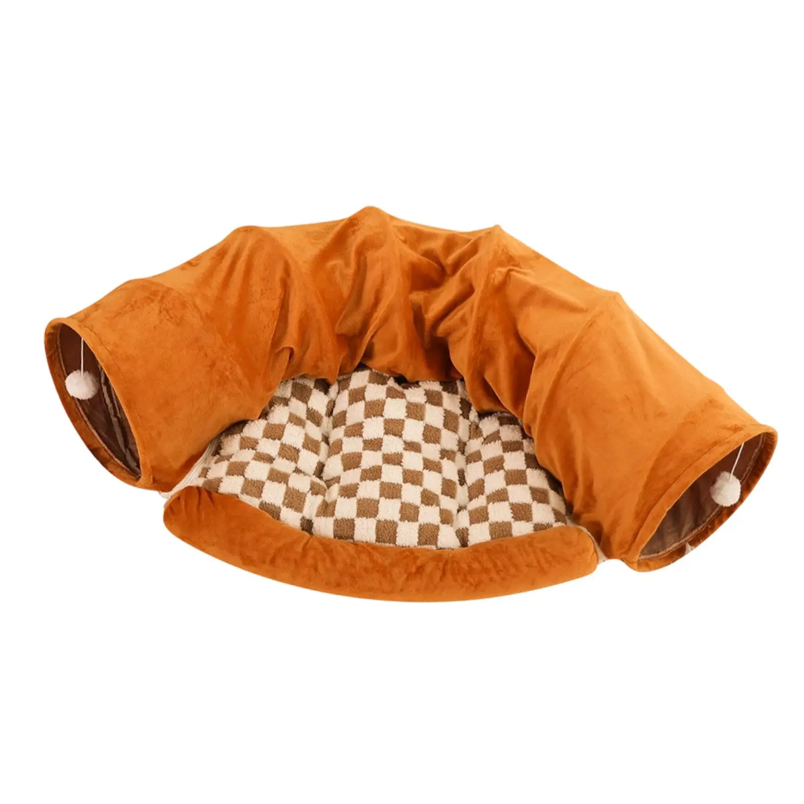Túnel para gatos, descanso para cama, juego de gatito, regalos interactivos, estera, suministros de adorno cómodos, suministros para mascotas, cojín, nido, equipo de tubo para gatos - imagen 3