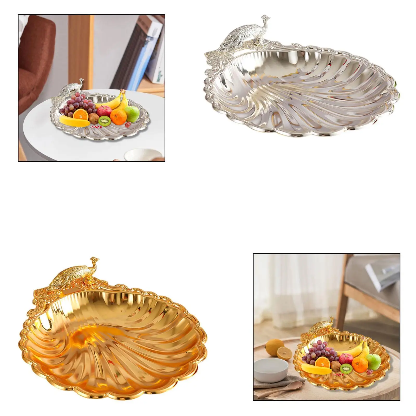 Contenedor de bandeja de frutas, organizador de almacenamiento de hierro multifuncional, regalos, soporte de verduras para el hogar, pan, artículos para el hogar, verduras - imagen 4