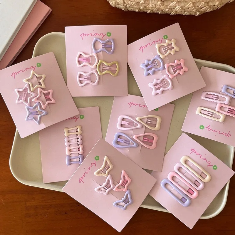 Pinza para el pelo de aleación coreana, pentagrama de hueso, estilo corazón para perros pequeños, gatos, suministros de aseo para mascotas, accesorios - imagen 4