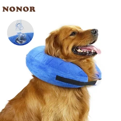 Collar inflable protector de cuello para perros y gatos