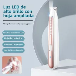 Afeitadora de pelo para perros y gatos resistente al agua - uso diario