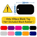 Mix 38x25MM Tag